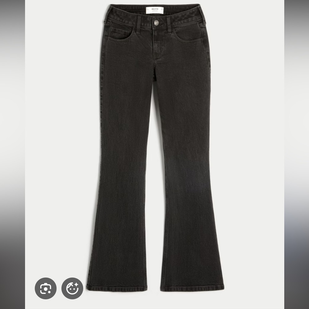 Hollister washed black Bootcut Jeans 28L